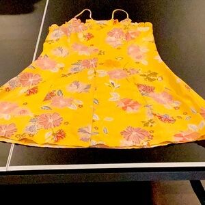 Cute spaghetti strap summer dress in very good condition. Zipper up the side.